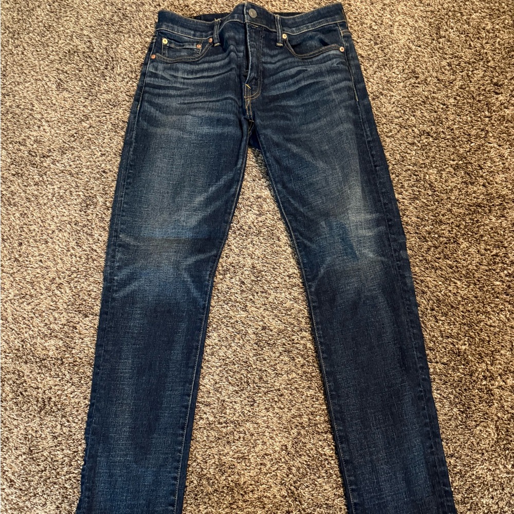 Men’s American Eagle Outfitters Dark Blue Straight Jeans